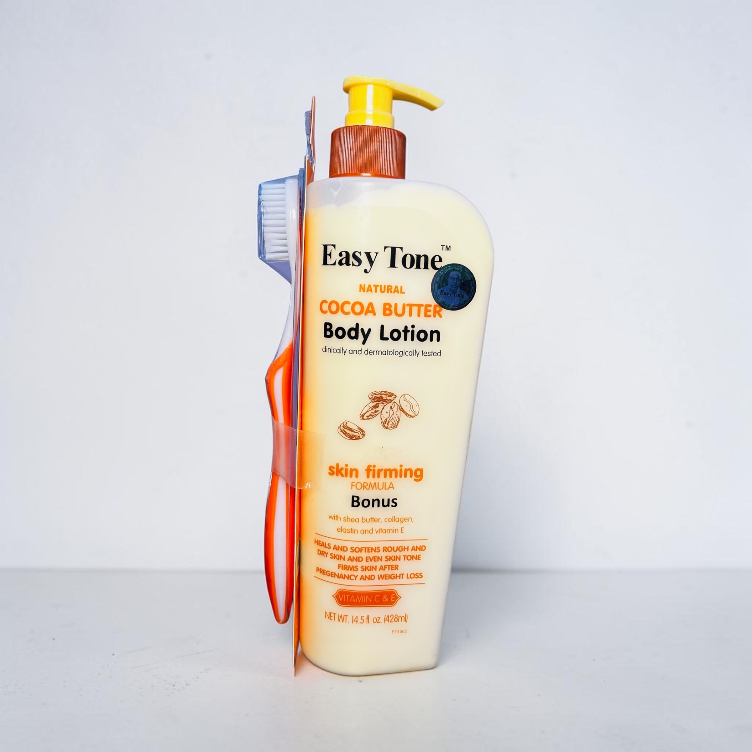 EASY TONE NATURAL COCOA BUTTER BODY LOTION 428ML 